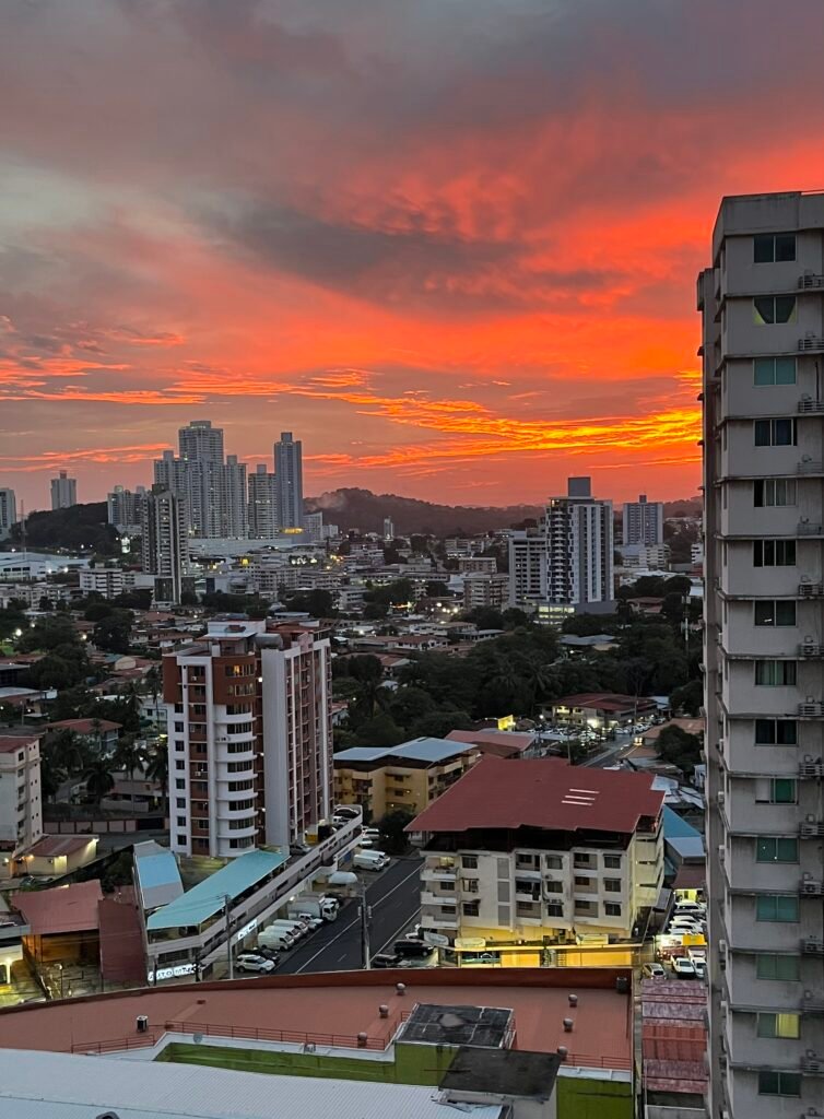 Panama City and mountain views