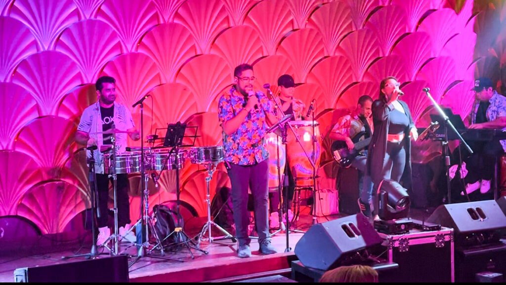 Salsa band at the Hilton Casino, Panama City, Panama