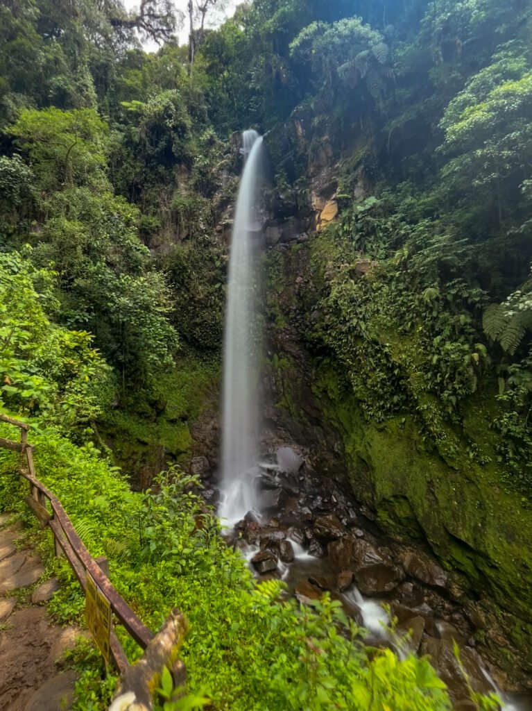 Waterfall number one, Lost Waterfalls hike in Boquete, Panama
