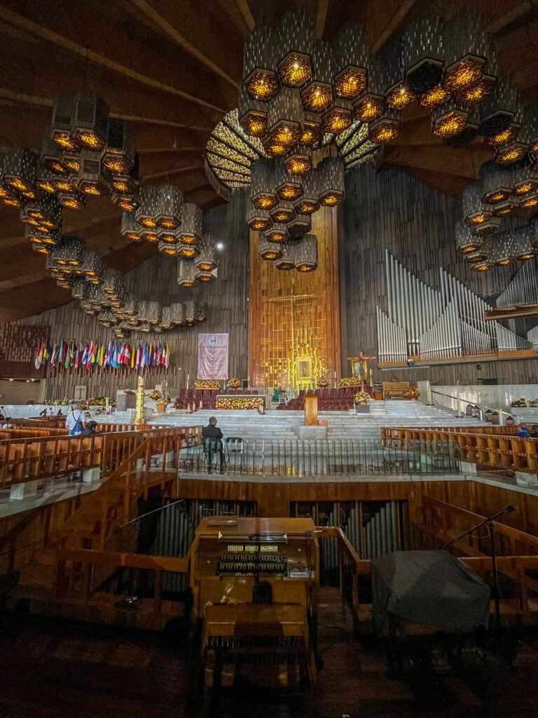 Baptistry, Basilica de Guadalupe, Mexico City.