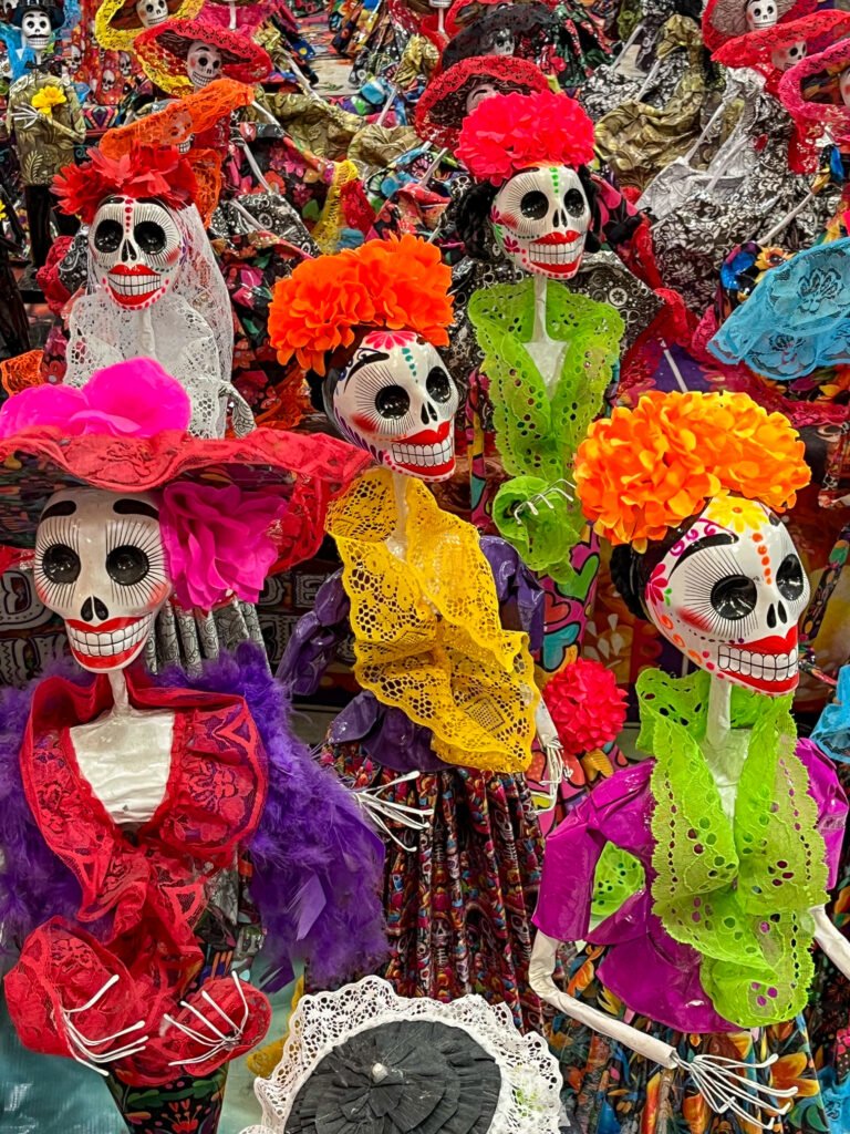 Catrinas of Mercado de Jamaica.
