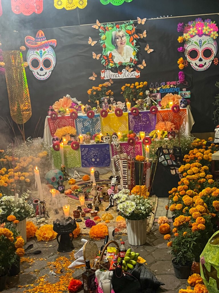 El panteón de San Andres de Mixquic.