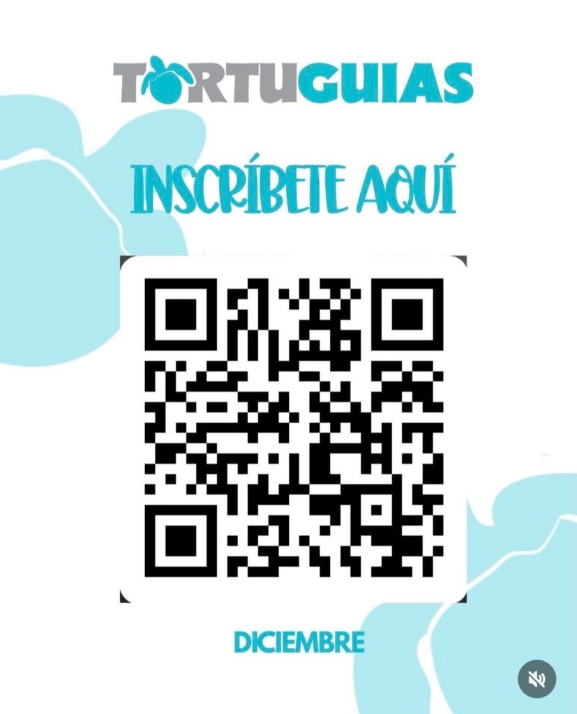 QR code to register for sea turtle hatch experience